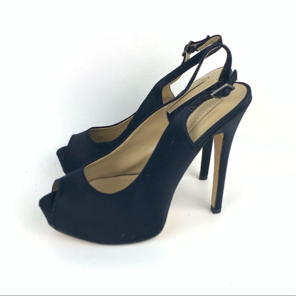 BCBGMaxAzria Peep Toe Sling Back Platform Pump 7.5